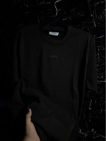 PLAYERA "OFF WHITE BLACK"