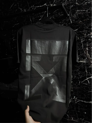 PLAYERA "OFF WHITE BLACK"