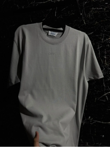 PLAYERA "OFF WHITE GRAY"