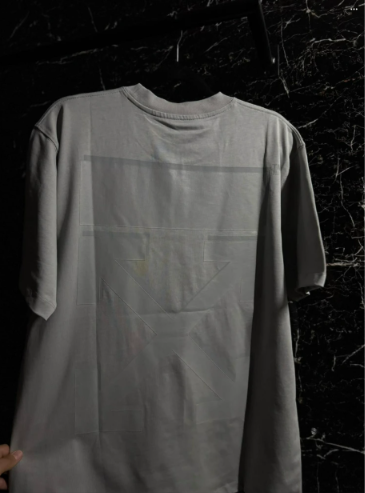 PLAYERA "OFF WHITE GRAY"
